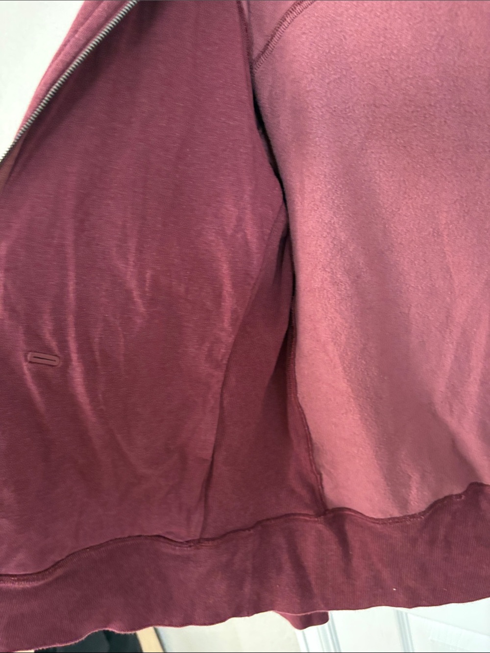 LULULEMON Heathered Smoky Red Full Zip Scuba Plus size 16 XXL - Picture 7 of 7